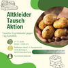 Tauschaktion Altkleider gegen Kartoffeln am 14.11.26 im Raiffeisen-Markt Sendenhorst